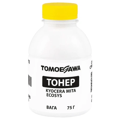 Тонер Kyocera Mita Ecosys PA4000cx, 75г, Yellow Tomoegawa (TSM-VF-04V2Y-075) - Фото 1 Тонер Kyocera Mita Ecosys PA4000cx, 75г, Yellow Tomoegawa (TSM-VF-04V2Y-075) - изображение 1