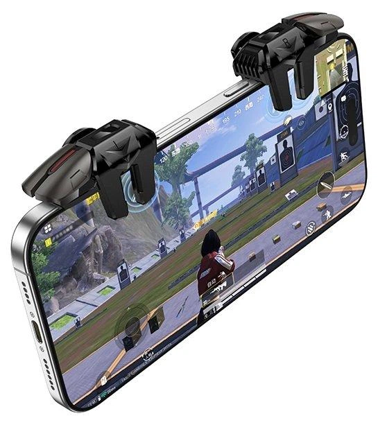 Ігрові тригери Hoco GA22 Eagle Mobile Game Auxiliary Buttons 2pcs Black - изображение 6