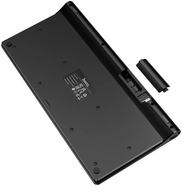 Бездротова клавіатура Hoco GM70 Dragon 2.4G Wireless Mini Keyboard Cyrillic Black - зображення 4