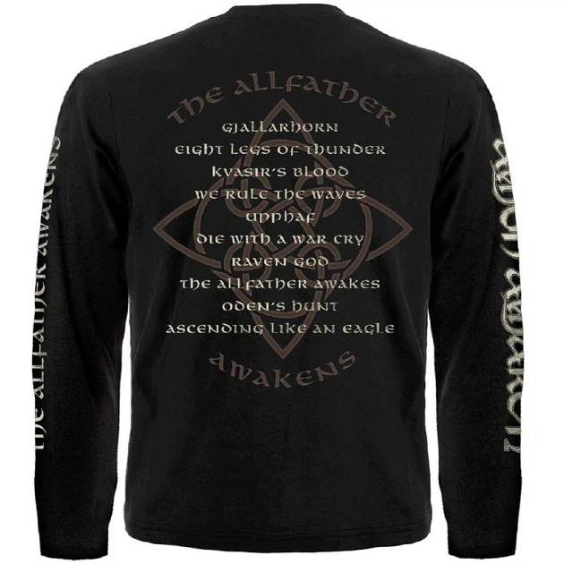 Футболка з довгим рукавом Amon Amarth "The Allfather Awakens", Розмір L - Фото 2 Футболка з довгим рукавом Amon Amarth "The Allfather Awakens", Розмір L - изображение 2