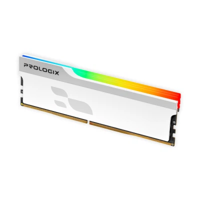 Модуль памяти для компьютера ddr4 16gb 3600 MHz Onyx White rgb Prologix (pro16gb3600ywr4) - изображение 2