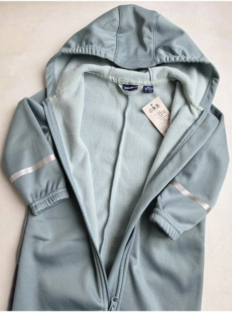 Софтшелл комбінезон на флісі Lupilu 98-104 см Softshell водонепроникний для хлопчика, голубой - изображение 2