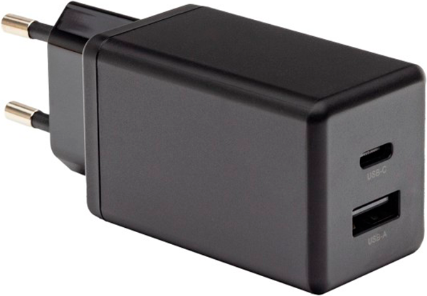Ładowarka PATONA Premium GaN PD45W 1xUSB-C 1xUSB-A PD3.0 QC3.0 Black (4055655234566) - obraz 2