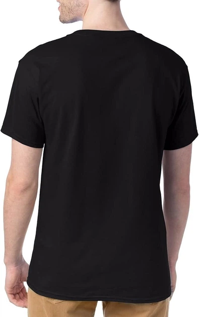 Бавовняна футболка без написів Hanes Soft Cotton Cool Comfort відводить вологу Black Розмір: XL - Фото 3 Бавовняна футболка без написів Hanes Soft Cotton Cool Comfort відводить вологу Black Розмір: XL - изображение 3