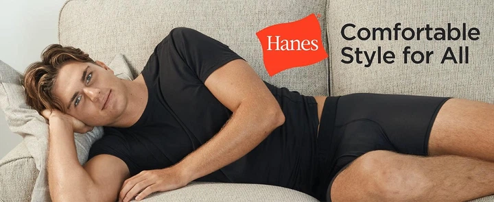 Бавовняна футболка без написів Hanes Soft Cotton Cool Comfort відводить вологу Grey Розмір: L - Фото 7 Бавовняна футболка без написів Hanes Soft Cotton Cool Comfort відводить вологу Grey Розмір: L - изображение 7