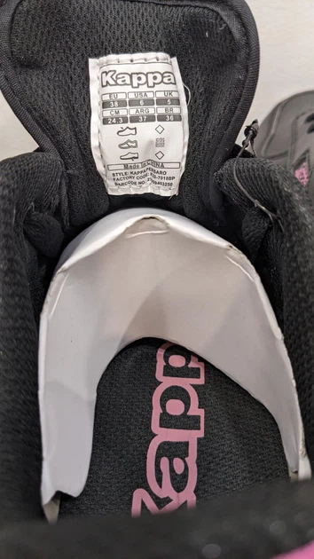 Шкіряні кросівки Kappa Persaro Color: Black/Pink Розмір: EU38 24.3см - Фото 4 Шкіряні кросівки Kappa Persaro Color: Black/Pink Розмір: EU38 24.3см - изображение 4