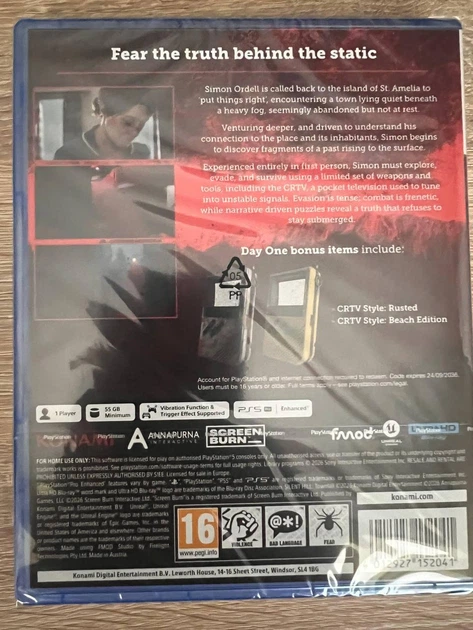 Диск для PlayStation 5 - Silent Hill Townfall Day One Edition, русские субтитры - Фото 3 Диск для PlayStation 5 - Silent Hill Townfall Day One Edition, русские субтитры - изображение 3