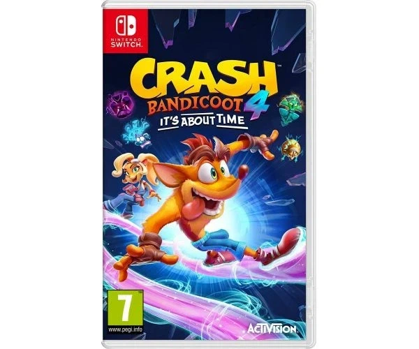 Картридж для Nintendo Switch - Crash Bandicoot 4 It's About Time, русские субтитры - Фото 1 Картридж для Nintendo Switch - Crash Bandicoot 4 It's About Time, русские субтитры - изображение 1
