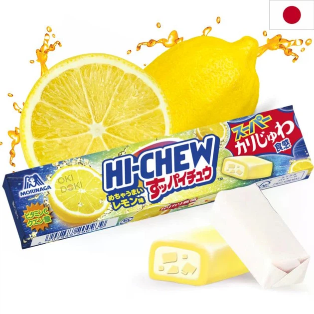 Жувальна гумка Morinaga Hi-Chew Suppai-Chew Sour Lemon 55,2 грам - Фото 1 Жувальна гумка Morinaga Hi-Chew Suppai-Chew Sour Lemon 55,2 грам - зображення 1