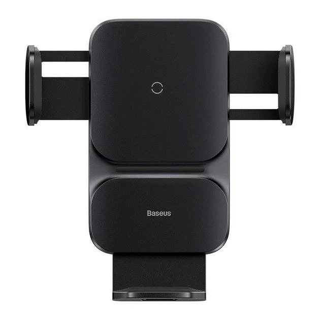 Беспроводное автомобильное зарядное устройство Держатель Baseus Wisdom Auto Alignment Car Mount Wireless Charger с технологией Qi 15W Черный - изображение 3
