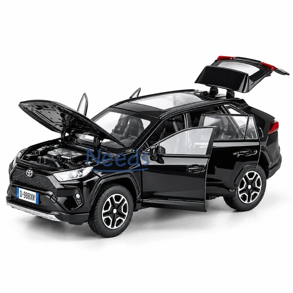 Машинка Toyota RAV4 игрушка моделька металлическая коллекционная 15 см Черный (8382561) - Фото 2 Машинка Toyota RAV4 игрушка моделька металлическая коллекционная 15 см Черный (8382561) - изображение 2
