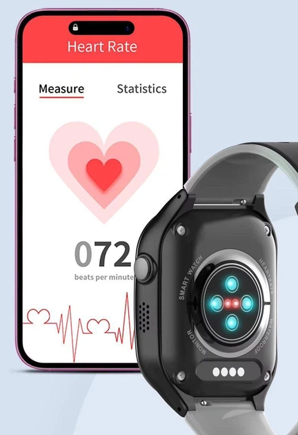Ультратонкие детские смарт часы Lemfo CT24 с AMOLED дисплеем, GPS трекером, 4G сим картой, прослушиванием и видеозвонками Черный - изображение 14