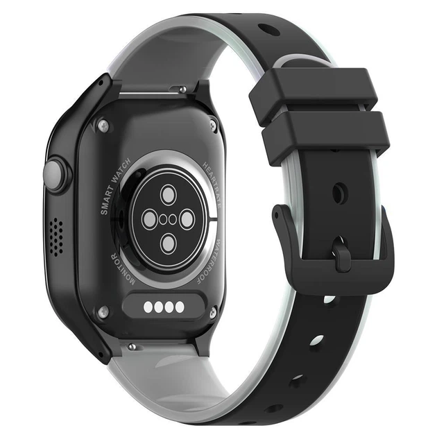Ультратонкие детские смарт часы Lemfo CT24 с AMOLED дисплеем, GPS трекером, 4G сим картой, прослушиванием и видеозвонками Черный - изображение 2