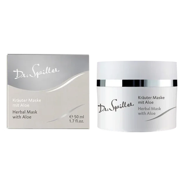 Dr. Spiller Herbal Mask With Aloe, травяная маска для жирной и проблемной кожи, 50 мл - Фото 1 Dr. Spiller Herbal Mask With Aloe, травяная маска для жирной и проблемной кожи, 50 мл - изображение 1