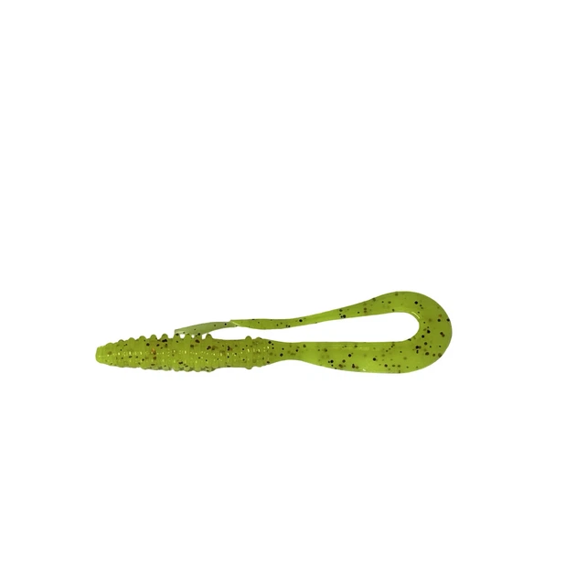 Силікон Keitech Mad Wag Slim 4.5" PAL#01 Chartreuse Red Flk (9 шт/уп),1551.09.74 - зображення 2