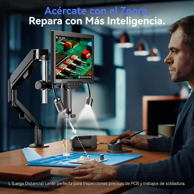 Электронный микроскоп с экраном 2000х TOMLOV TM3K-3D - изображение 7