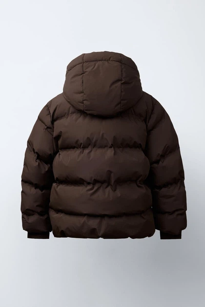 Зимняя куртка для мальчика Zara 128 размер коричневая 5644758700 - Фото 4 Зимняя куртка для мальчика Zara 128 размер коричневая 5644758700 - изображение 4