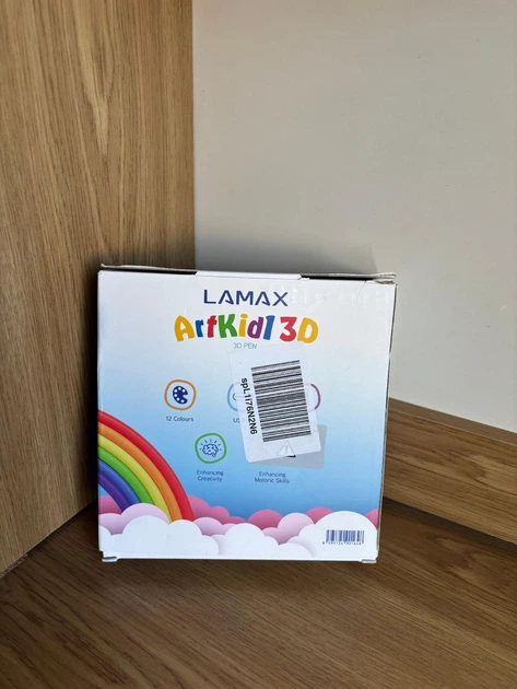 Дитяча 3D-ручка LAMAX ArtKid1 3D Blue бездротова 12 кольорів пластику 2 швидкості синя (SKU-618) - изображение 10