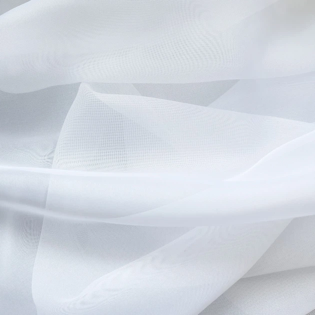 Коротка легка тюлева занавіска з синім принтом Квітковий Прованс для кухні Adagio Windows Decor у розмірах 2,8 х1,7м, Занавіски - фіранки з підхватами - изображение 2
