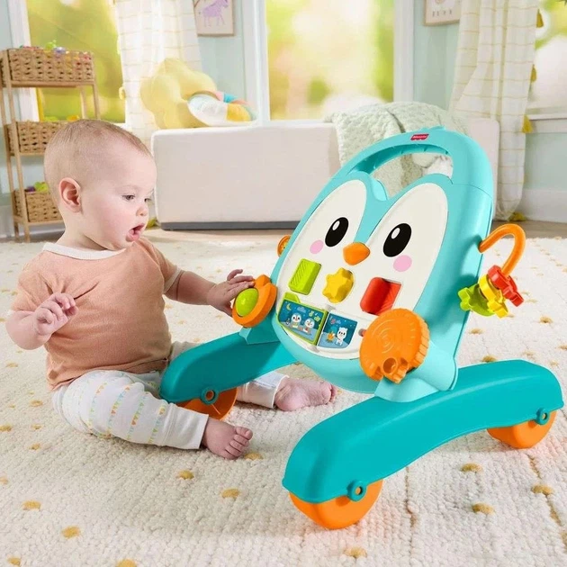 Інтерактивні ходунки Fisher-Price Пінгвін JHF74 - Фото 3 Інтерактивні ходунки Fisher-Price Пінгвін JHF74 - изображение 3