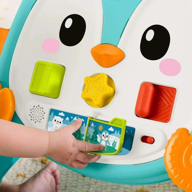 Інтерактивні ходунки Fisher-Price Пінгвін JHF74 - Фото 4 Інтерактивні ходунки Fisher-Price Пінгвін JHF74 - изображение 4