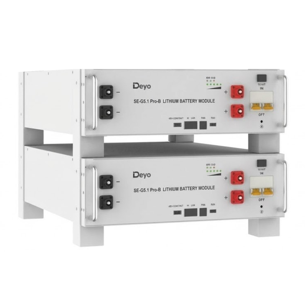 Комплект автономного енергопостачання Deye SUN-8K-SG05LP3-EU 8 кВт 3 фази + Deye SE-G5.1 Pro-B 2 шт 5.12 кВт·год LiFePO4 - зображення 7