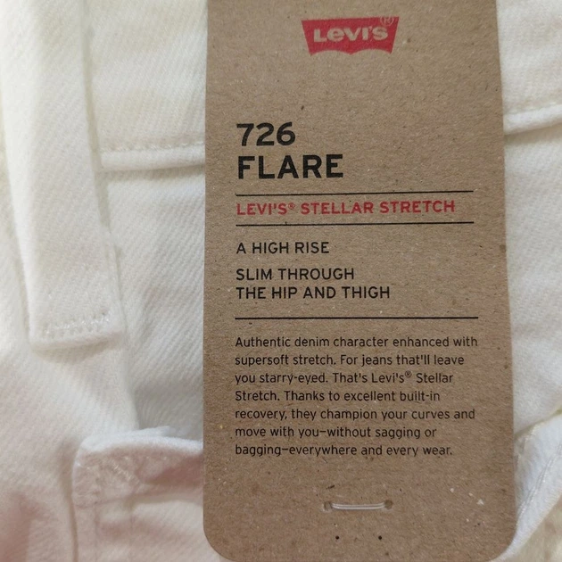 Джинси Slim Fit жіночі Levi`s 729029083 W29L30 Білі (1162826570) - зображення 8