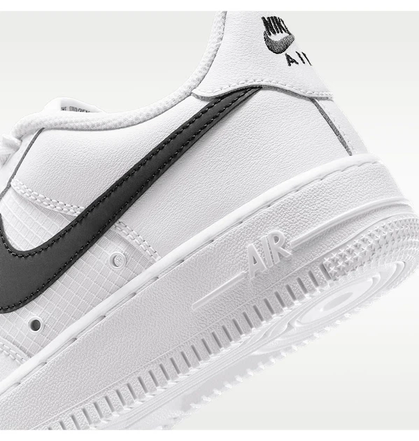 Кроссовки детские Nike Air Force 1 Tech White 38.5 Белый IR3992-100 - Фото 8 Кроссовки детские Nike Air Force 1 Tech White 38.5 Белый IR3992-100 - изображение 8