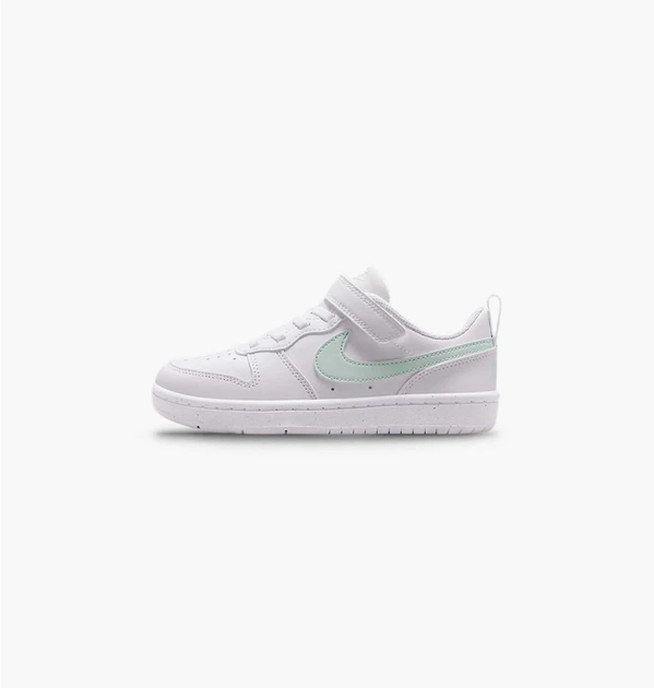 Кроссовки детские Nike Court Borough Low Recraft White 33 Белый DV5457-138 - Фото 1 Кроссовки детские Nike Court Borough Low Recraft White 33 Белый DV5457-138 - изображение 1