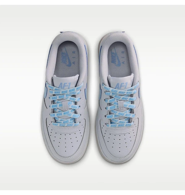 Кроссовки детские Nike Air Force 1 Low Js Grey/Blue 39 IR0270-004 - Фото 4 Кроссовки детские Nike Air Force 1 Low Js Grey/Blue 39 IR0270-004 - изображение 4