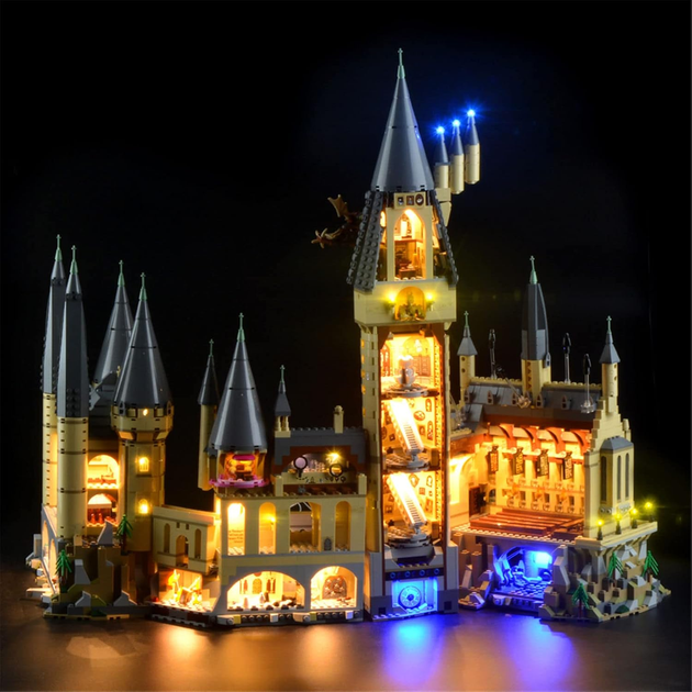 LED-підсвітка GEAMENT для LEGO Harry Potter Замок Гоґвортс 71043, комплект освітлення, КОНСТРУКТОР НЕ ВХОДИТЬ - Фото 3 LED-підсвітка GEAMENT для LEGO Harry Potter Замок Гоґвортс 71043, комплект освітлення, КОНСТРУКТОР НЕ ВХОДИТЬ - зображення 3