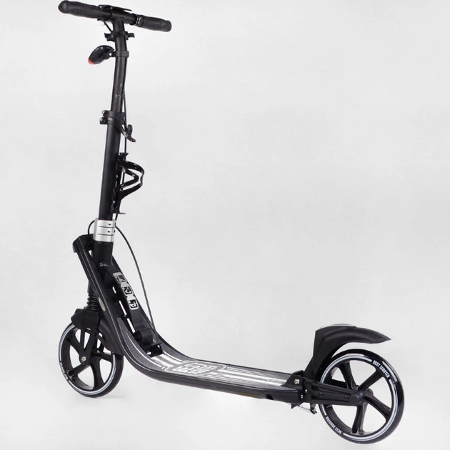 Самокат двухколесный Best Scooter L-36375 Черно-белый - Фото 2 Самокат двухколесный Best Scooter L-36375 Черно-белый - изображение 2