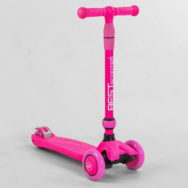 Самокат-велобег 3 в 1 Best Scooter BS-23180 Фуксия - изображение 5