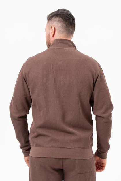 Спортивна кофта на блискавці K.O.R 839 Кавовий (coffee) XL - Фото 4 Спортивна кофта на блискавці K.O.R 839 Кавовий (coffee) XL - зображення 4