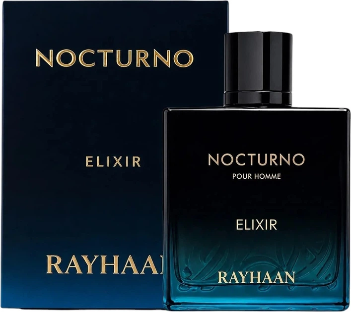 Woda perfumowana męska Rayhaan Nocturno Elixir 100 ml (6297001571026) - Zdjęcie 1 Woda perfumowana męska Rayhaan Nocturno Elixir 100 ml (6297001571026) - obraz 1