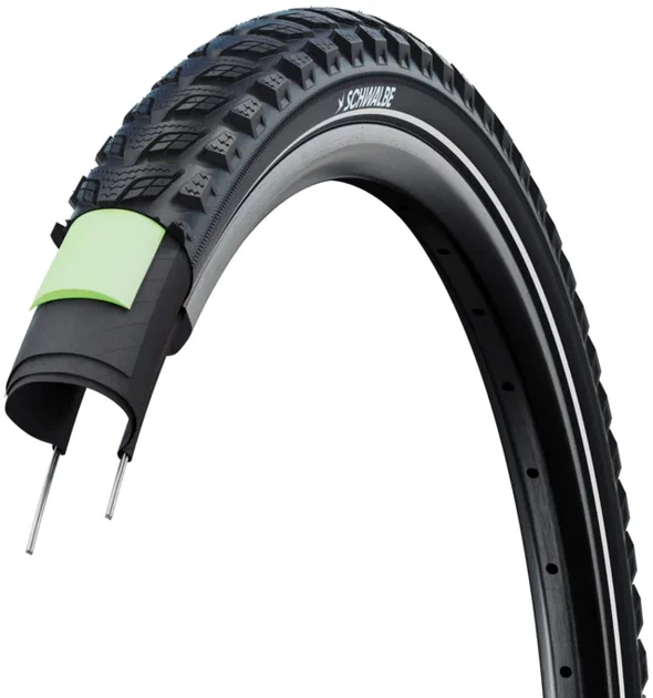 Покрышка Schwalbe Marathon 365 Perf 28x1.50 700x40C (40-622), чёрная со светоотражателем - Фото 3 Покрышка Schwalbe Marathon 365 Perf 28x1.50 700x40C (40-622), чёрная со светоотражателем - изображение 3