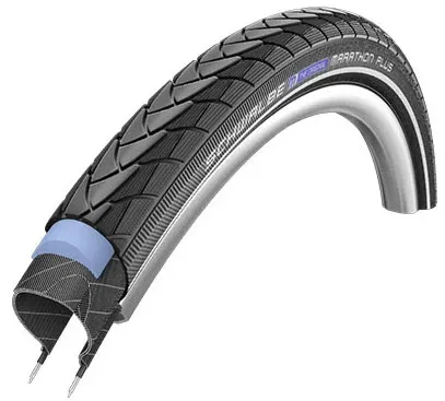 Покрышка 27.5x1.50 650x38B Schwalbe Marathon Plus SmartGuard чёрная - Фото 1 Покрышка 27.5x1.50 650x38B Schwalbe Marathon Plus SmartGuard чёрная - изображение 1
