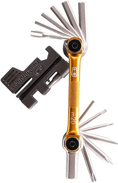 Мультитул Crankbrothers M20 20 функций чёрный - Фото 4 Мультитул Crankbrothers M20 20 функций чёрный - изображение 4