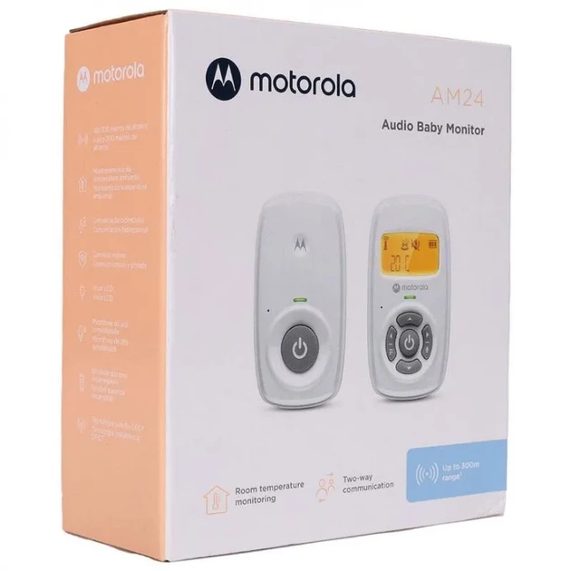 Радіоняня Motorola AM24 / MBP24 White (5055374710029) - Фото 2 Радіоняня Motorola AM24 / MBP24 White (5055374710029) - зображення 2