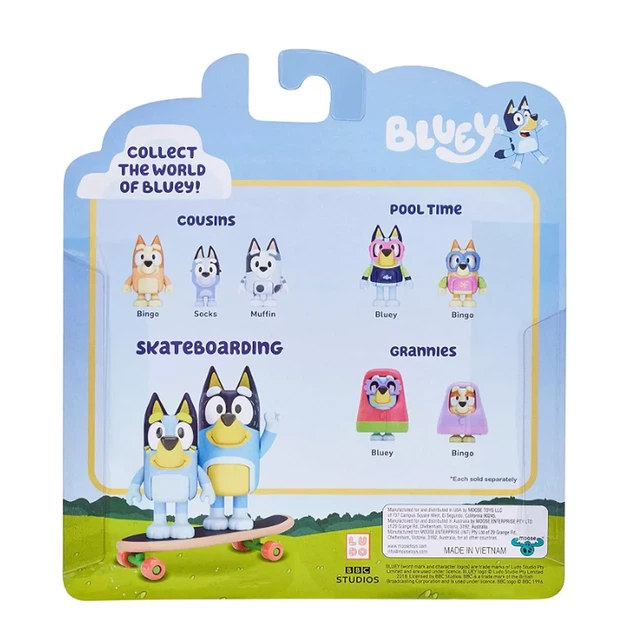 Набор фигурок Bluey Скейтборд (125400) - изображение 4