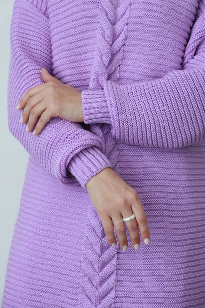Вʼязана сукня OLIVIA, колір Бузок, розмір One Size - изображение 6