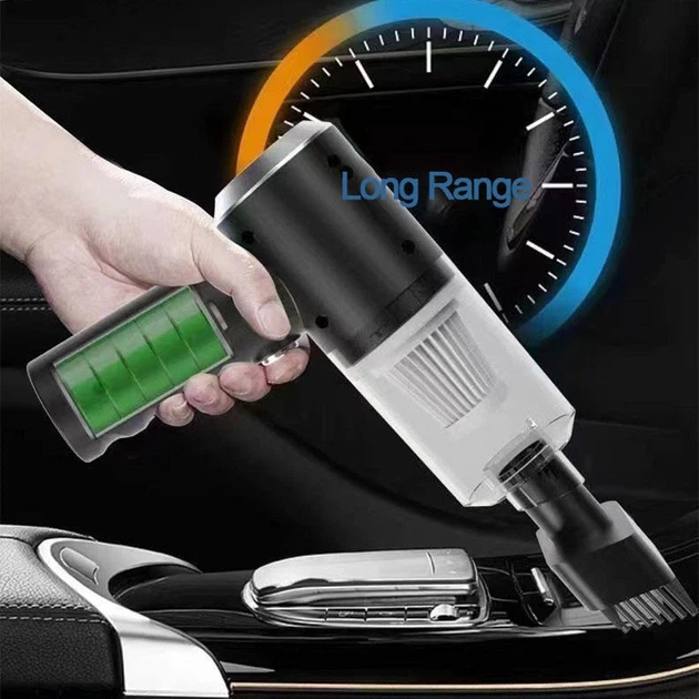 Автомобильный пылесос 120Вт, от USB+3 насадки / Ручной пылесос AS-228 / Беспроводной пылесос для машины - Фото 3 Автомобильный пылесос 120Вт, от USB+3 насадки / Ручной пылесос AS-228 / Беспроводной пылесос для машины - изображение 3