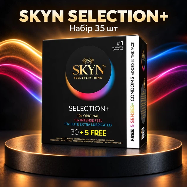 Презервативи Skyn Selection Безлатексні 35 шт (ROZ6400230343) - Фото 1 Презервативи Skyn Selection Безлатексні 35 шт (ROZ6400230343) - зображення 1