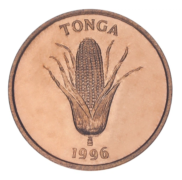 Монета Тонга 1 сенити 1996 AU-UNC - Фото 2 Монета Тонга 1 сенити 1996 AU-UNC - изображение 2