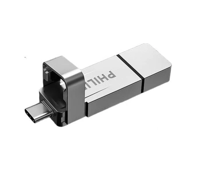 Флеш память USB Philips 11UT-G 256GB USB 3.2 Gen2 + Type-C - Фото 1 Флеш память USB Philips 11UT-G 256GB USB 3.2 Gen2 + Type-C - изображение 1