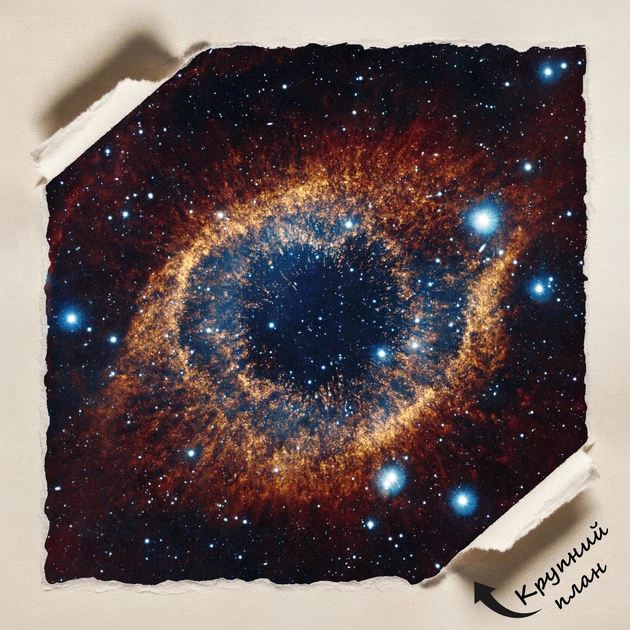 Постер Туманність Равлик, Helix Nebula, Хаббл, галактика, космос, астрономія, A3 42×30 см (id0566) - Фото 5 Постер Туманність Равлик, Helix Nebula, Хаббл, галактика, космос, астрономія, A3 42×30 см (id0566) - зображення 5