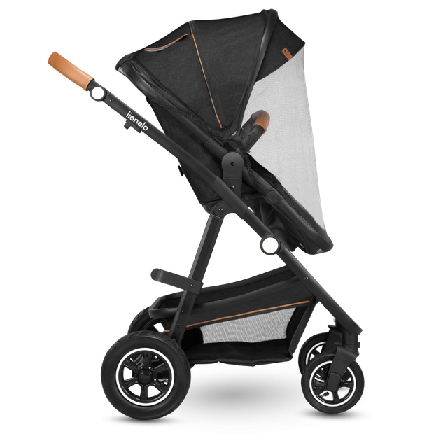 Универсальная коляска 2 в 1 Lionelo AMBER GREY GRAPHITE, люлька, прогулочный блок - изображение 9