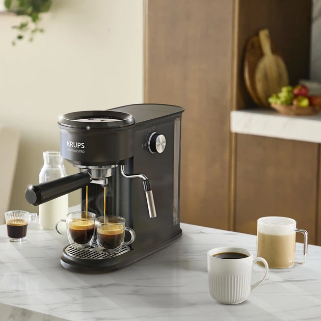 Кофеварка рожковая Krups Mini Maestro XP3508E0 - изображение 14