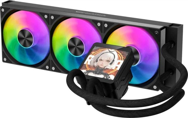 Водяное охлаждение DarkFlash DV360S Max Black - Фото 2 Водяное охлаждение DarkFlash DV360S Max Black - изображение 2
