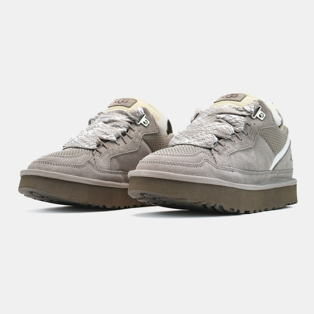 Жіночі Уги з Набивкою Ugg Lowmel Sneaker Gray 38 - зображення 2
